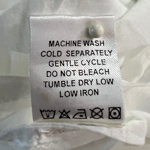 The Pyramid Collection Maxi Sun Dress Blue/White Sz L - Picture 10 of 10